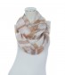 Damen Loop Schal, schmal, beige