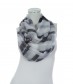 Damen Loop Schal, schmal, schwarz