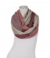 Damen Loop Schal, rot