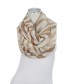 Damen Loop Schal, beige