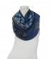 Damen Loop Schal, blau