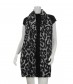 Damen Halstuch, schmal, grau