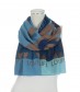 Damen Halstuch, blau