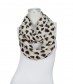 Damen Loop Schal, schmal, beige