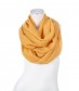 Loop Schal - einfarbig, senfgelb
