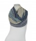 Schal, blau