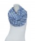 Schal, blau