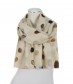 Schal, beige