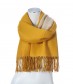 Schal, senfgelb