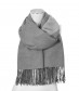 Schal, grau