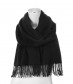 Schal, schwarz