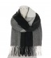 Schal, schwarz