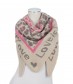 Schal, rosa