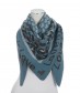 Schal, blau