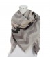 Schal, grau