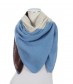 Schal, hellblau