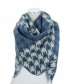 Schal, blau