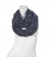 Schal, blau