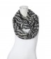 Schal, schwarz