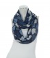 Schal, blau