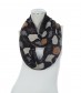 Schal, schwarz