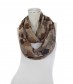 Schal, braun