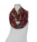 Loop Schal, schmal, weinrot