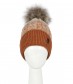 Mütze mit Teddy Innenfutter, orange