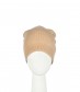 Basic Beanie Mütze - Feinstrick, beige