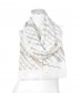 Damen Schal - Streifen, Strass, beige