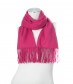 Damen Schal - einfarbiger Winterschal, pink