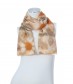 Damen Halstuch - gemustert, beige