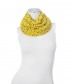 Damen Loop Schal, gelb