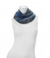 Damen Loop Schal, blau