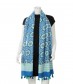 Damen Halstuch, blau