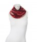 Damen Loop Schal, rot