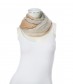 Damen Loop Schal, beige