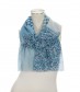 Damen Halstuch, schmal, blau