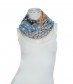 Damen Loop Schal, blau