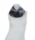 Damen Loop Schal, schwarz