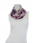 Damen Loop Schal, schmal, beere