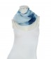 Damen Loop Schal, blau