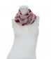 Damen Loop Schal, schmal, rot