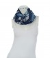 Damen Loop Schal, blau