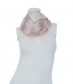 Damen Loop Schal, schmal, rosa