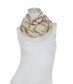 Damen Loop Schal, beige