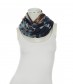 Damen Loop Schal, blau