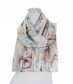 Damen Halstuch, seidig beige