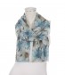 Damen Halstuch, schmal, blau