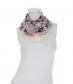 Damen Loop Schal, schmal, rosa